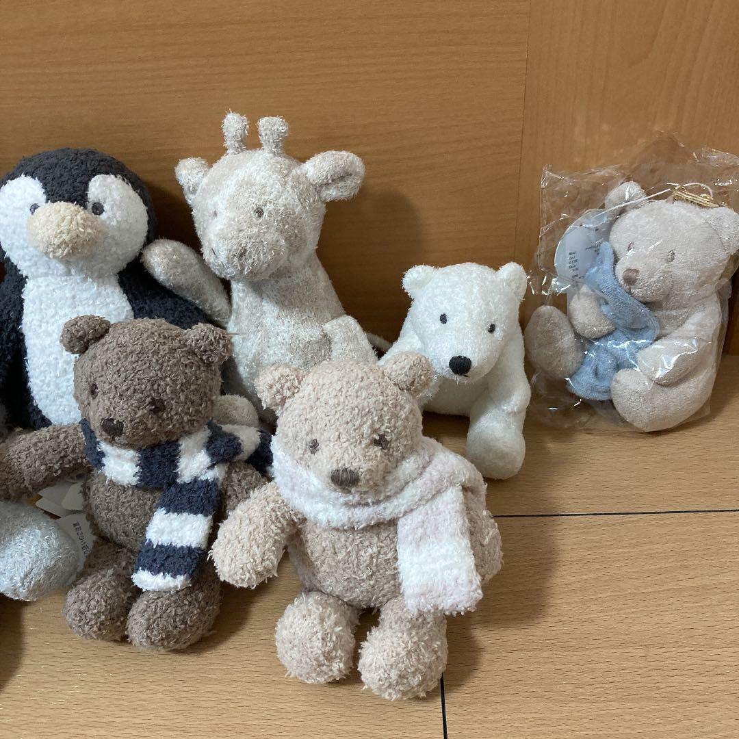 ジェラートピケ 旭山動物園 ラトル ぬいぐるみ 6点セット