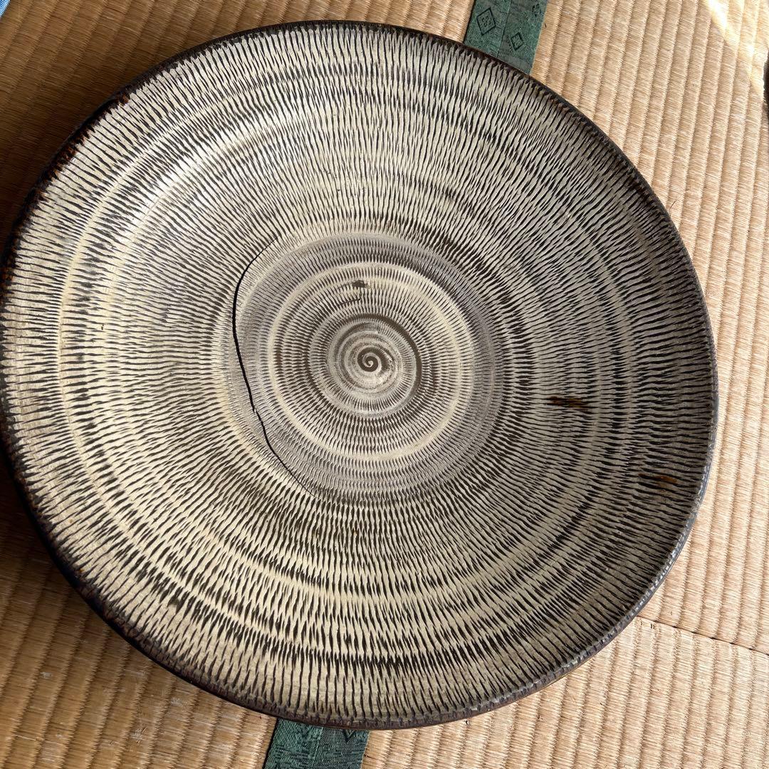 金継ぎ用　小鹿田焼　大皿　割れあり