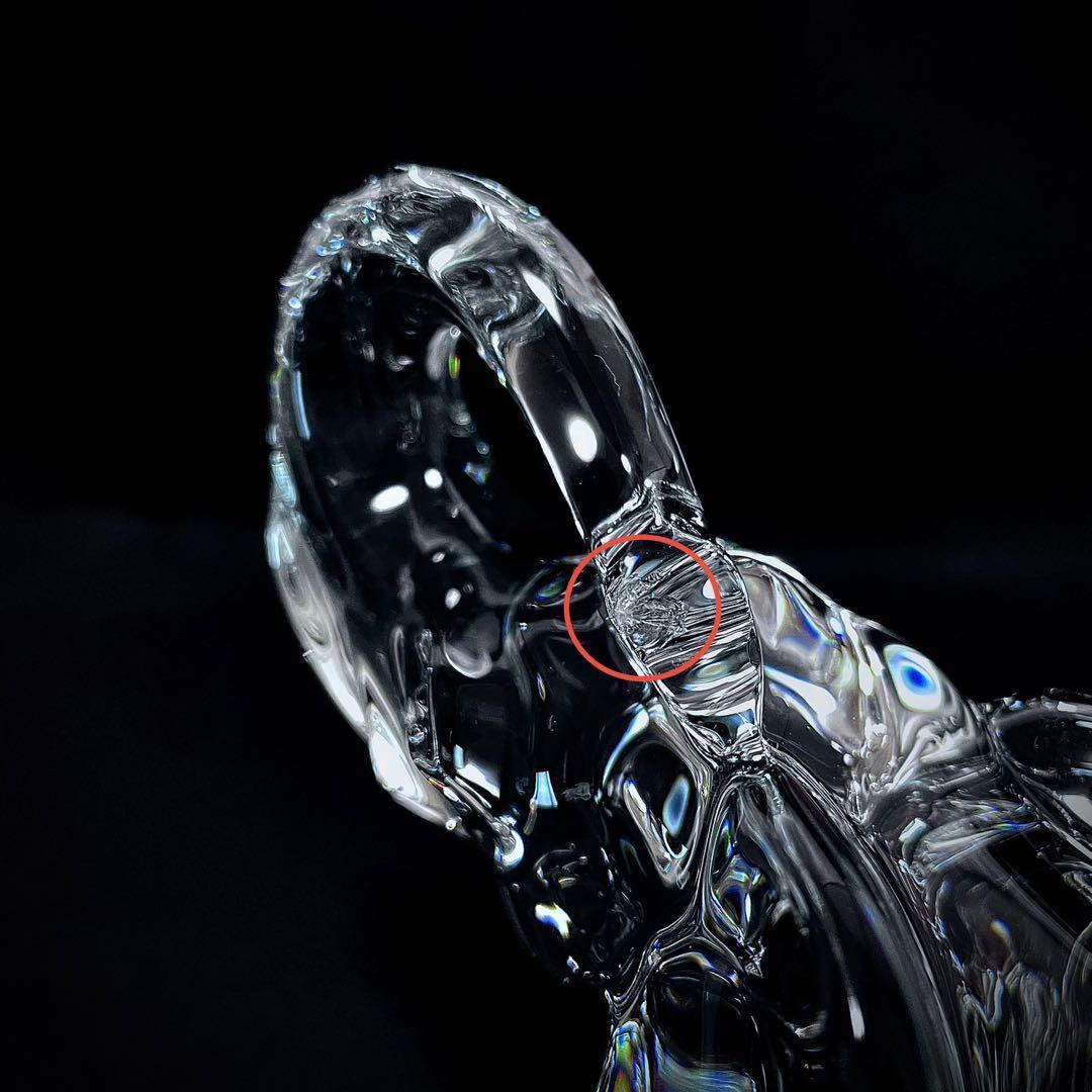 【欠けあり】Baccarat バカラ オブジェ 置き物 象 ゾウ エレファント