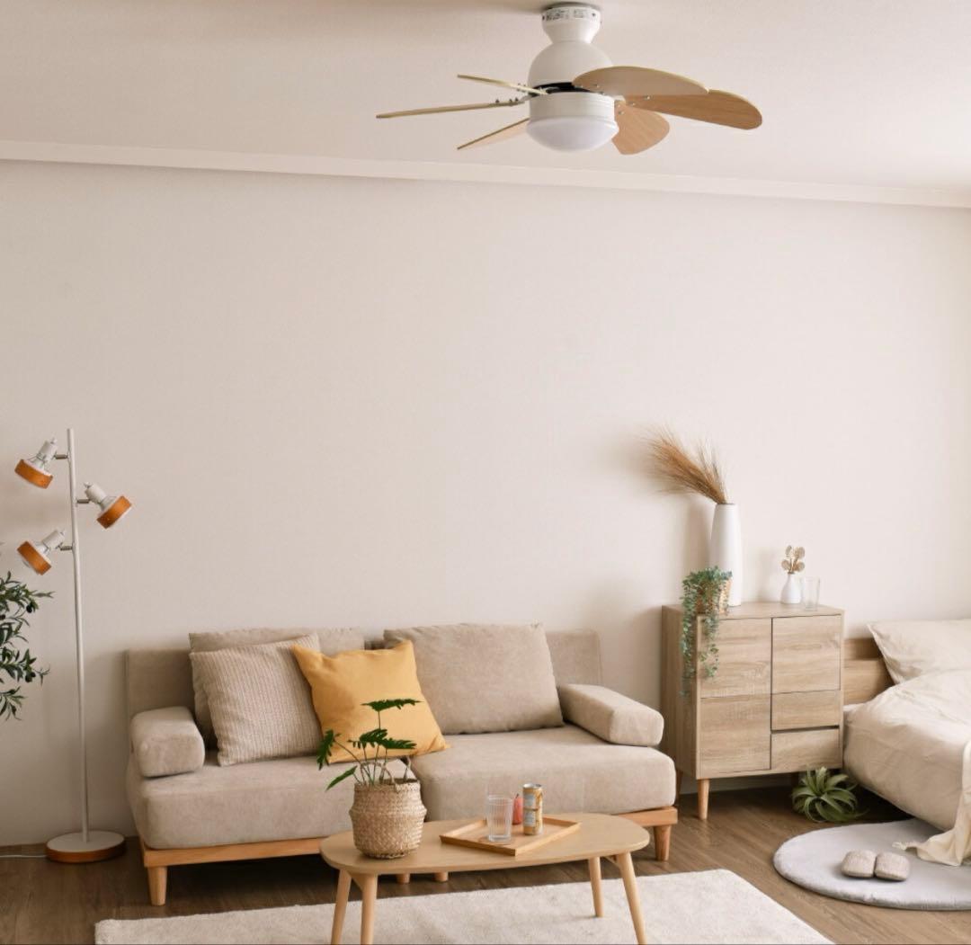 専用　⭐︎シーリングファンライト 6枚羽根 ventota pula22 ホワイト