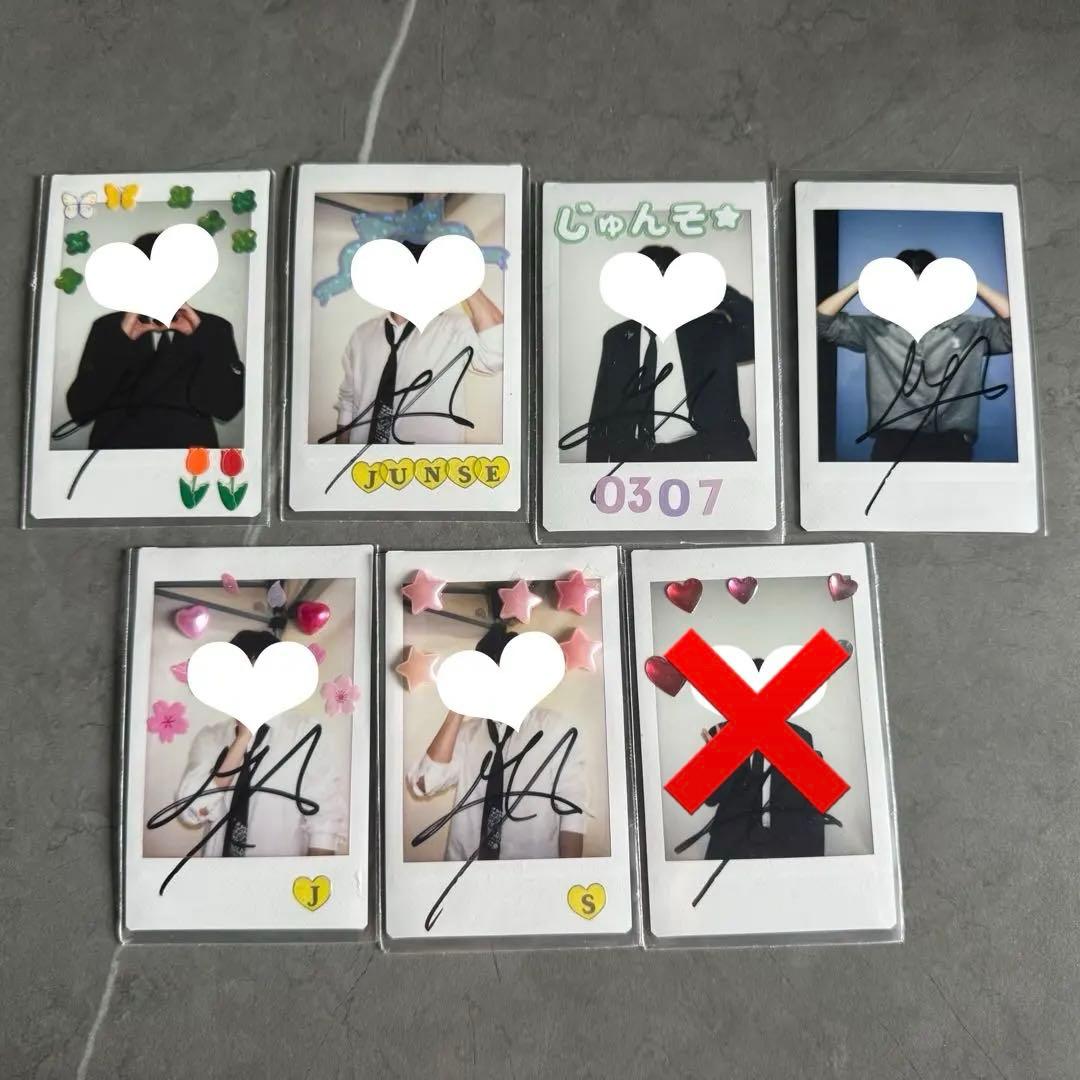 WEi キムジュンソ サイン入りポラ