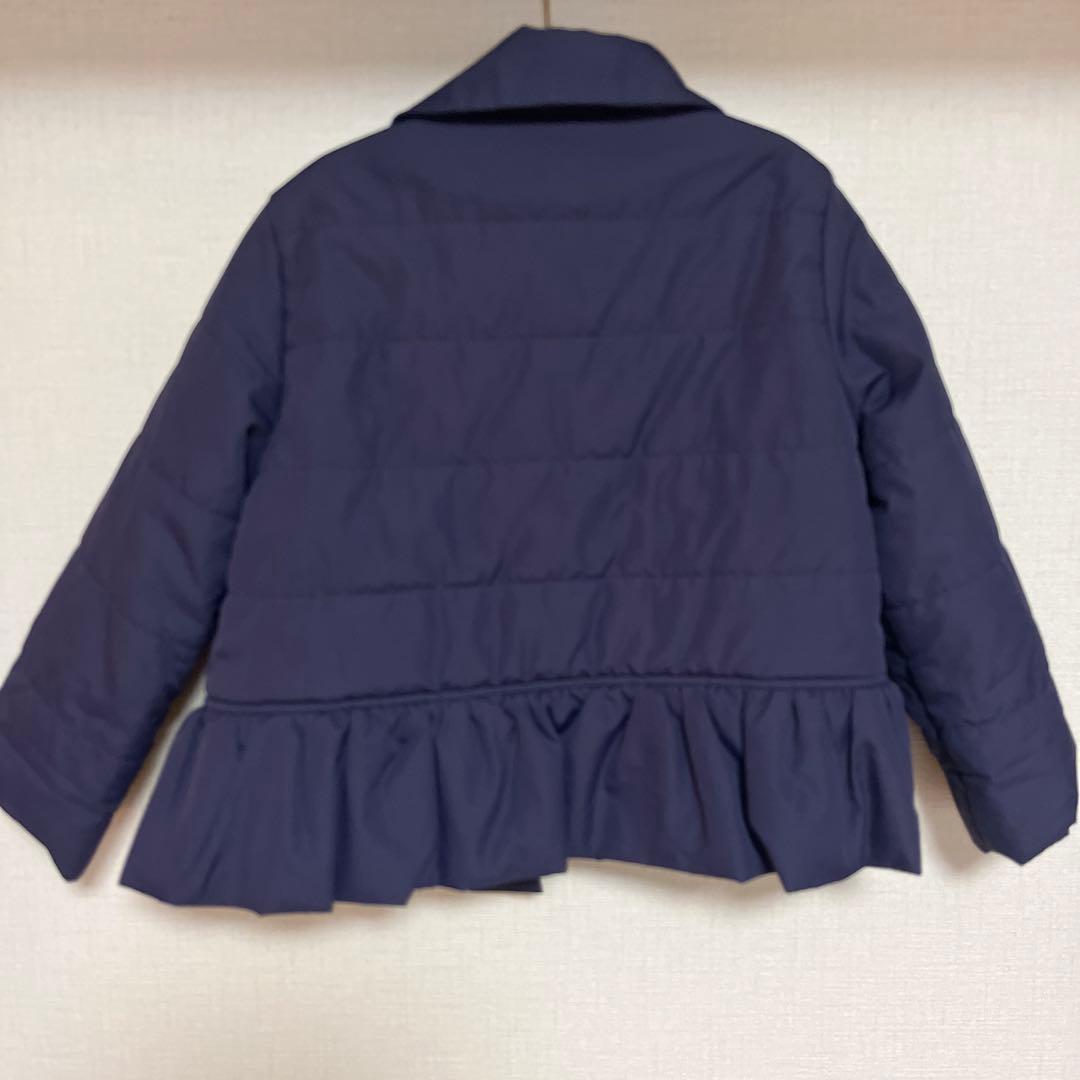 familiar ネイビー フリルジャケット　100