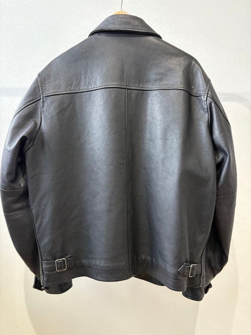 90s OLD GAP LEATHER BLOUSON JACKET S 中綿
