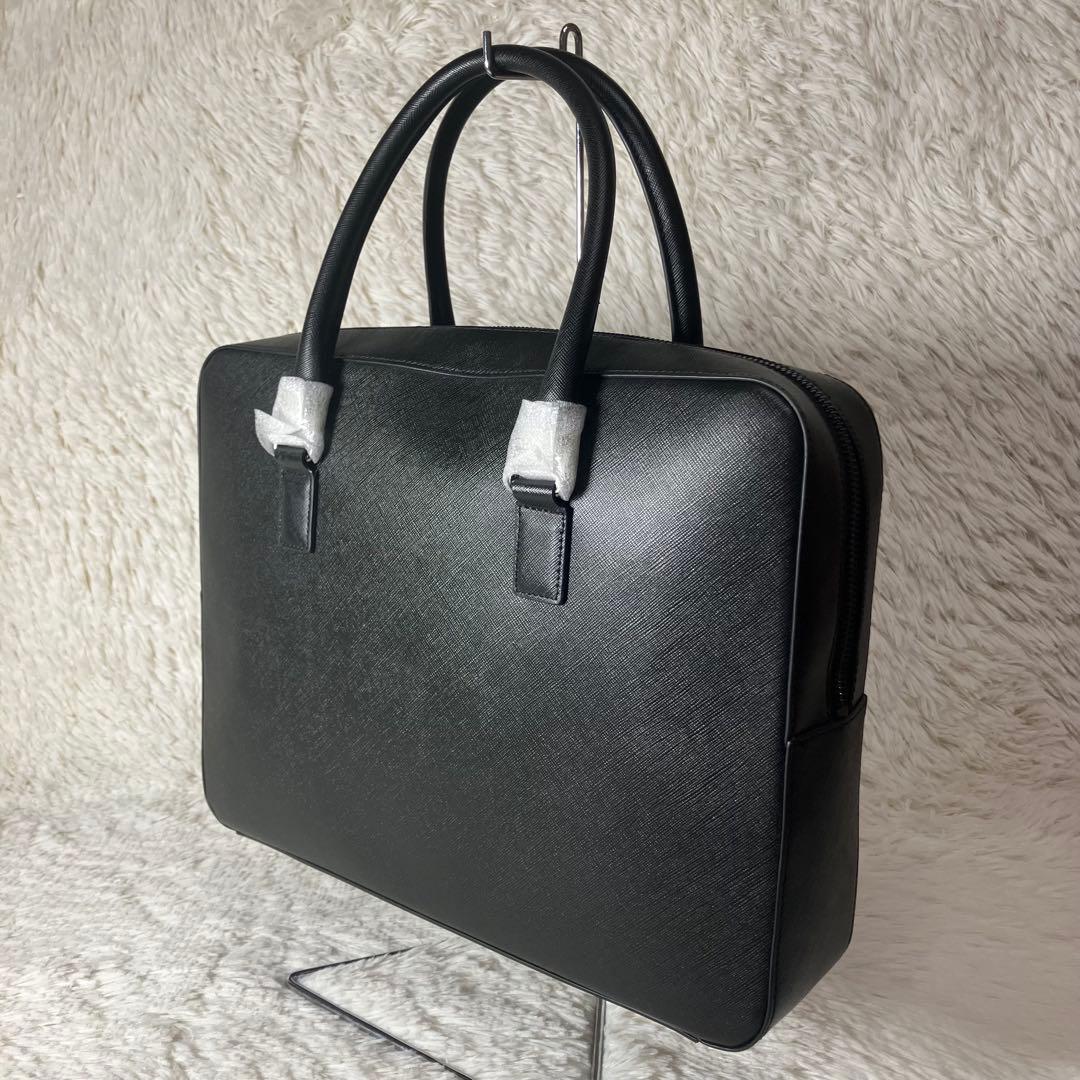 ほぼ未使用 サヴィルロー ビジネスバッグ インナーバッグ レザー 本革 ブラック