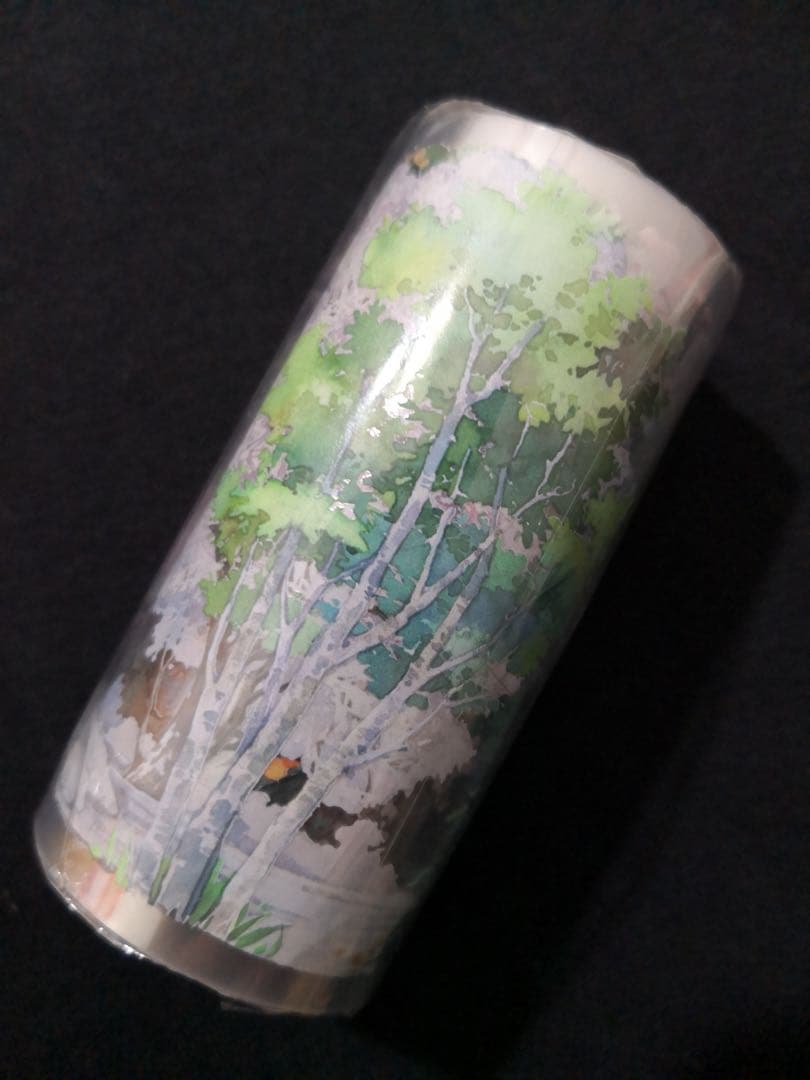 【8310】海外　マステ　5m巻売り　PETマスキングテープ　木