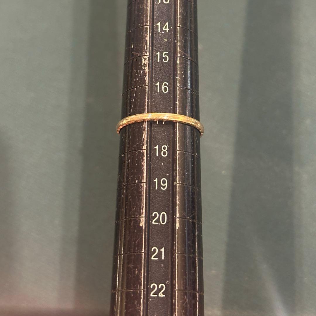 ete クレールカット リング　K10 YG 17号