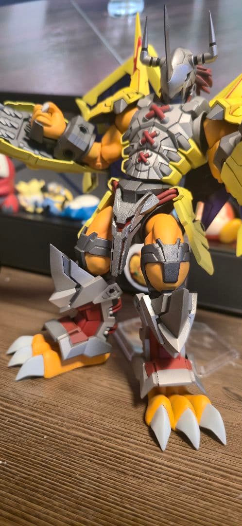 デジモンプラモデル ウォーグレイモン 塗装完成品