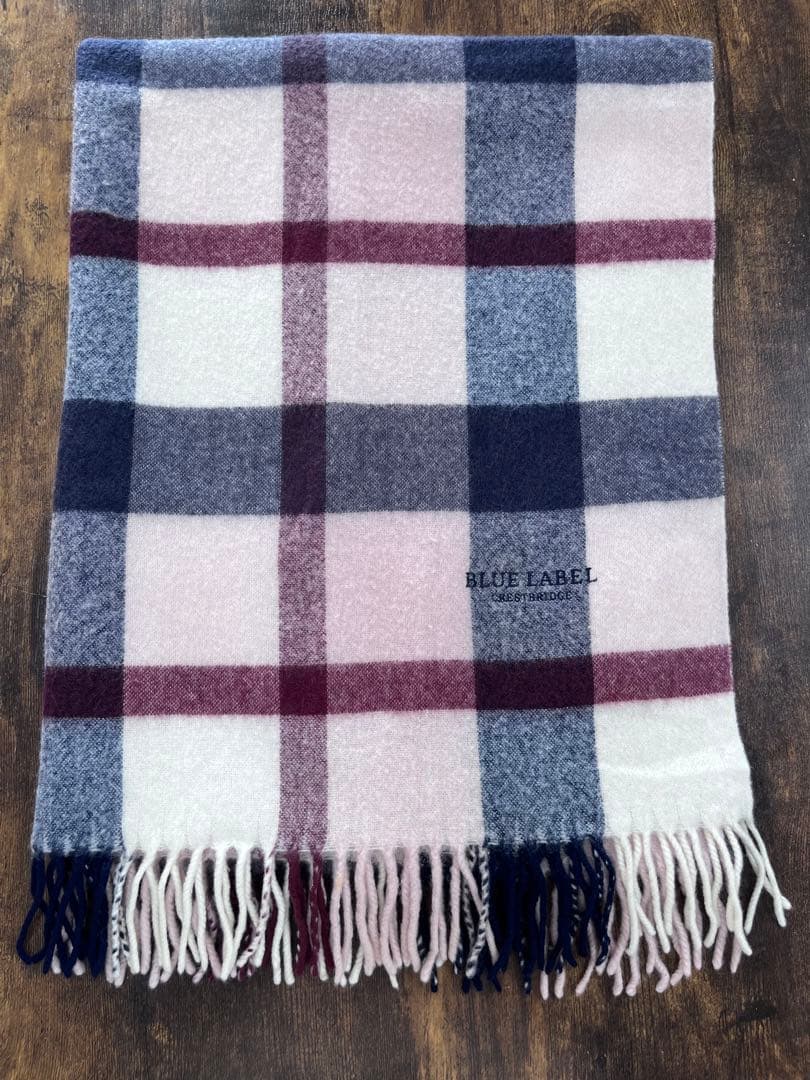 クレストブリッジBLUE LABEL CRESTBRIDGE カシミヤストール