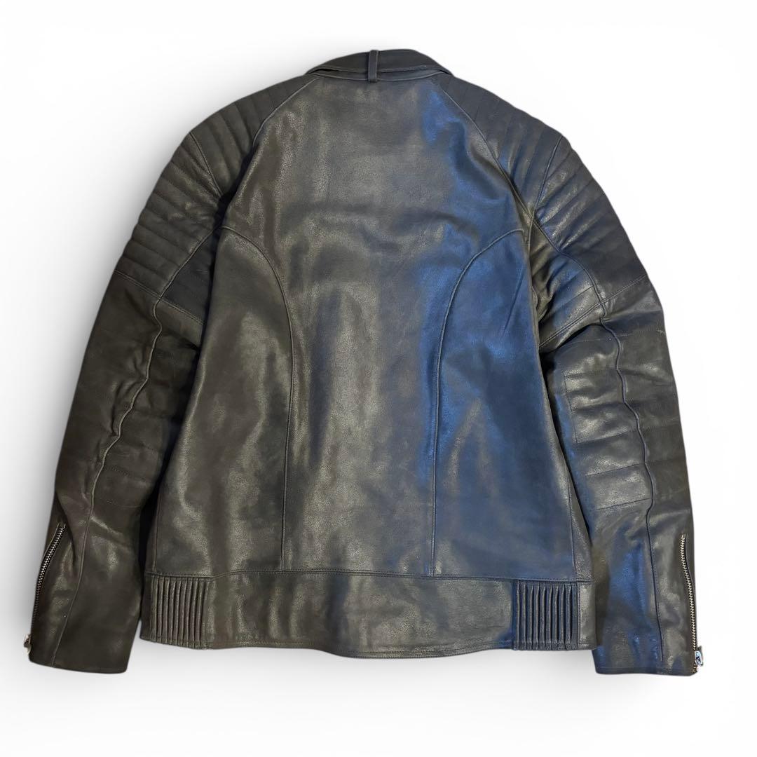 G-STAR RAW ジースター ロウ レザー シングルライダース キルティング