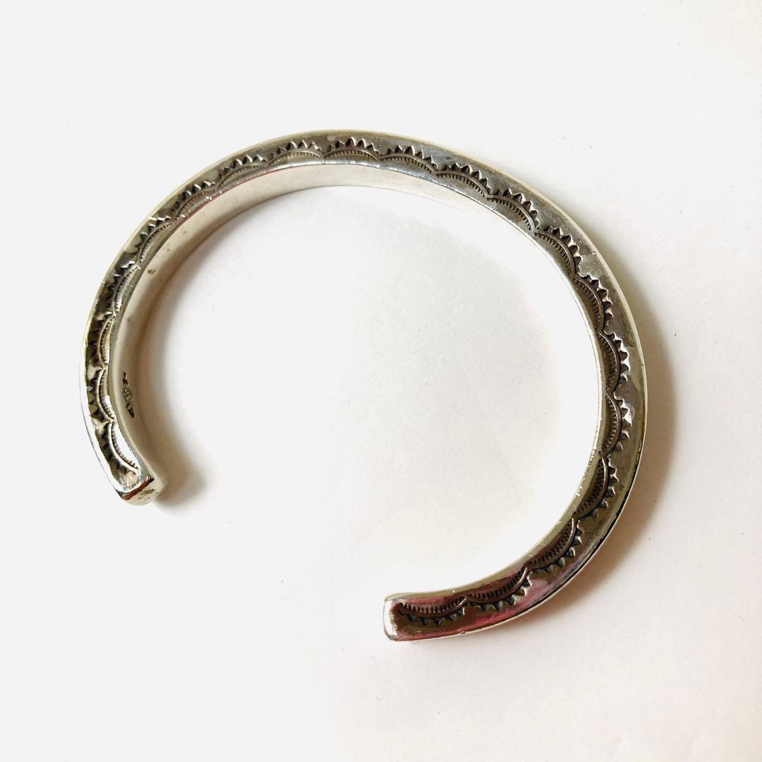 NAVAJO ナバホ族 作家不明 バングル スターリングシルバー