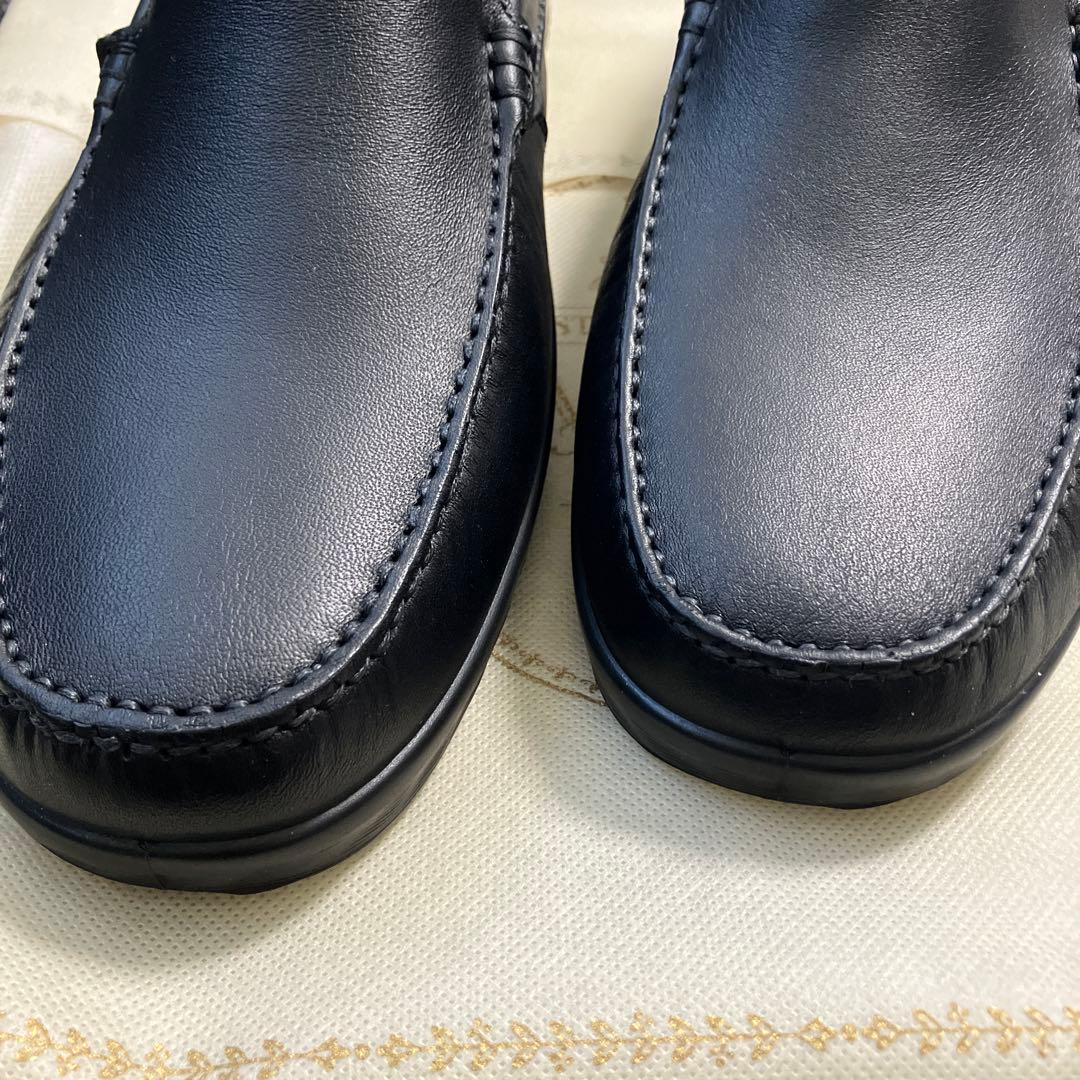 最終価格♡ECCO ブラックレザー ローファー スリッポンビジネスシューズ