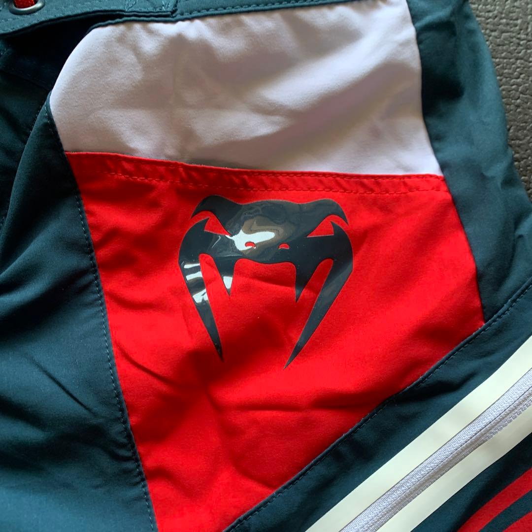 VENUM ヴェヌム ヴェナム サーフパンツ カーゴパンツ 紺×赤 Mサイズ相当