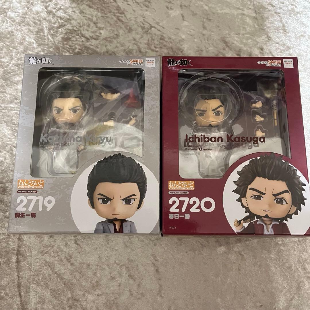 ねんどろいど　桐生一馬　春日一番　龍が如く　2種セット