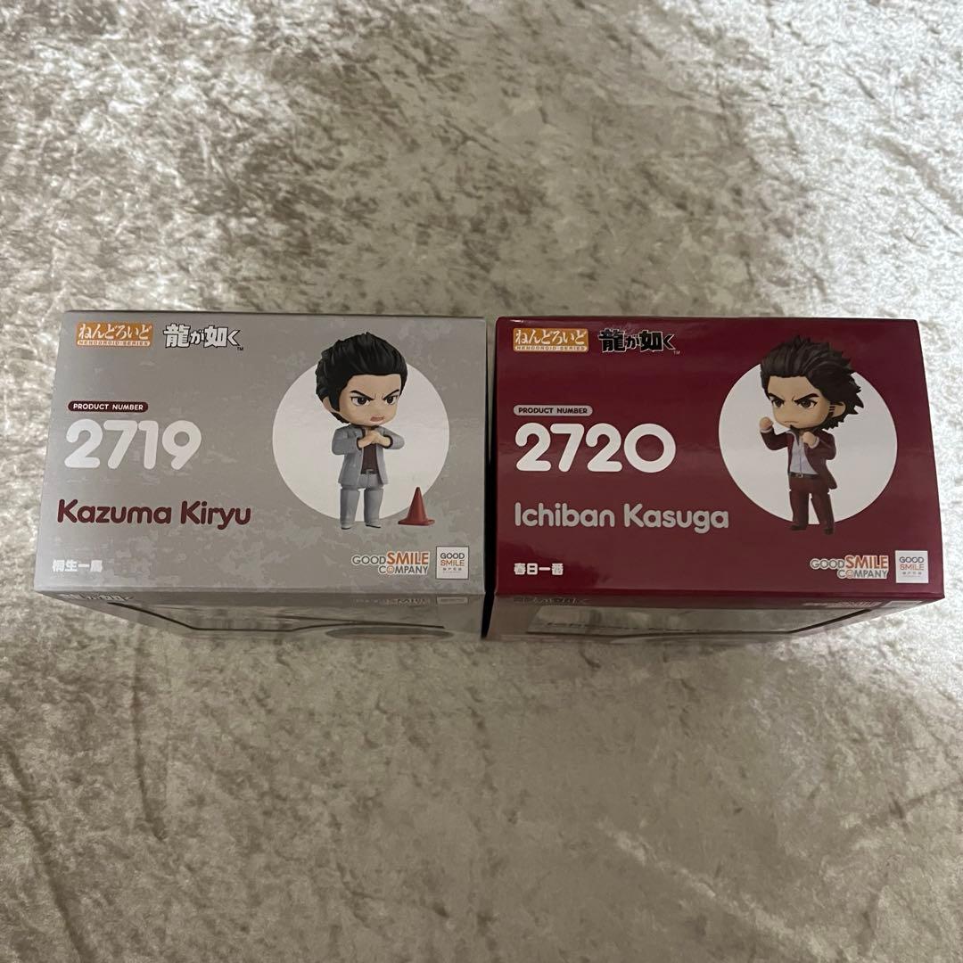 ねんどろいど　桐生一馬　春日一番　龍が如く　2種セット