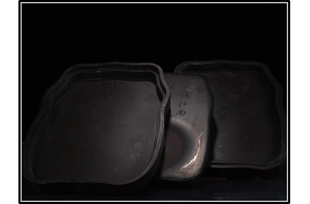 中国清時代端溪古硯　ケース付き※激安骨董品 DE1073B11-4