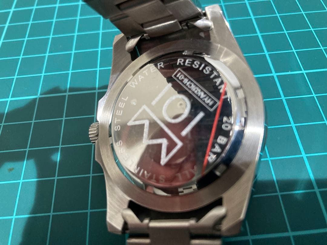 ヒャクイチ　ダイバー　クォーツ腕時計 ブラック