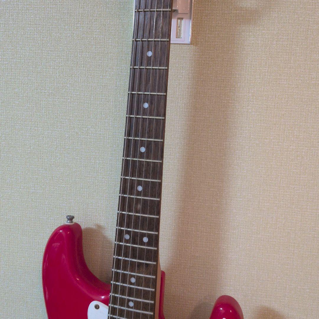 エレキギター　Squier Mini　レッド
