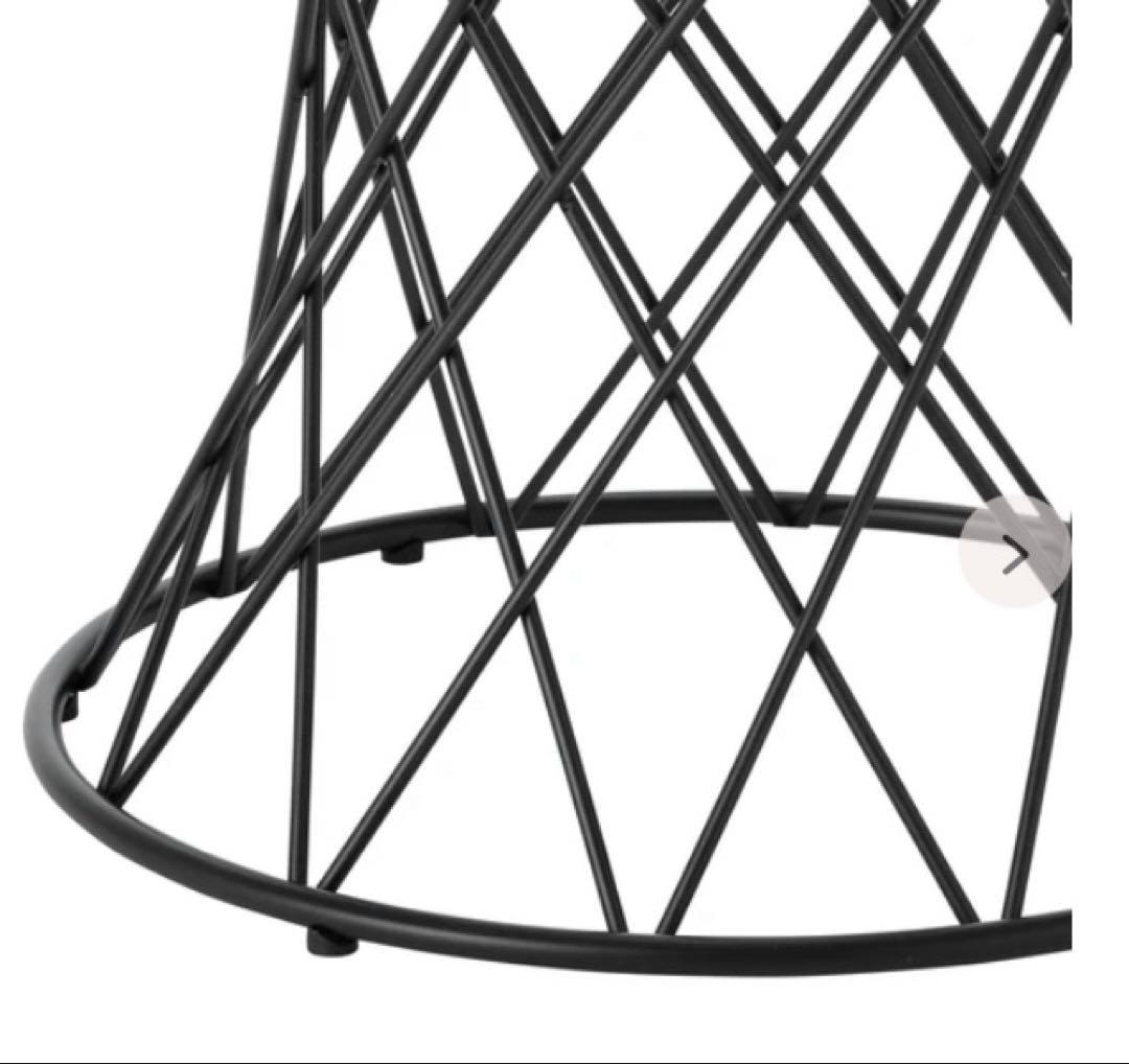 マーリア サイドテーブル ブラック×ブラック φ500