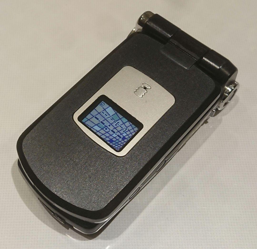 美品 レア ドコモ docomo P900iv BLACK ブラック ガラケー