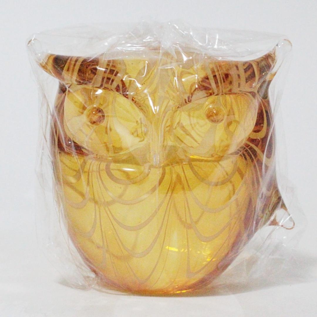 新品 アルスチェネデーゼ 16.5万 ムラーノガラスフクロウ ヴェネチアンガラス