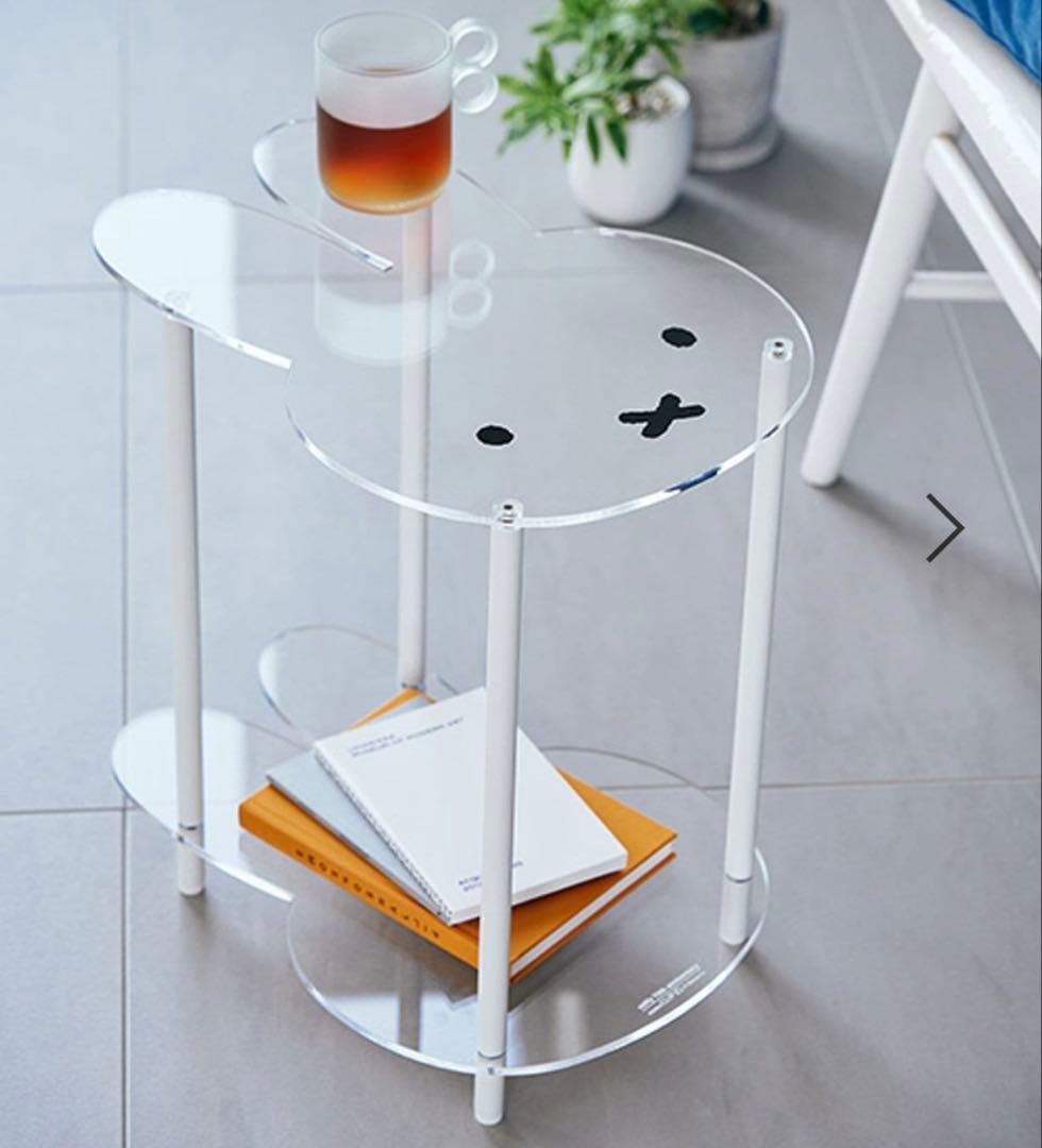 スタディオクリップ ミッフィー アクリルサイドテーブル