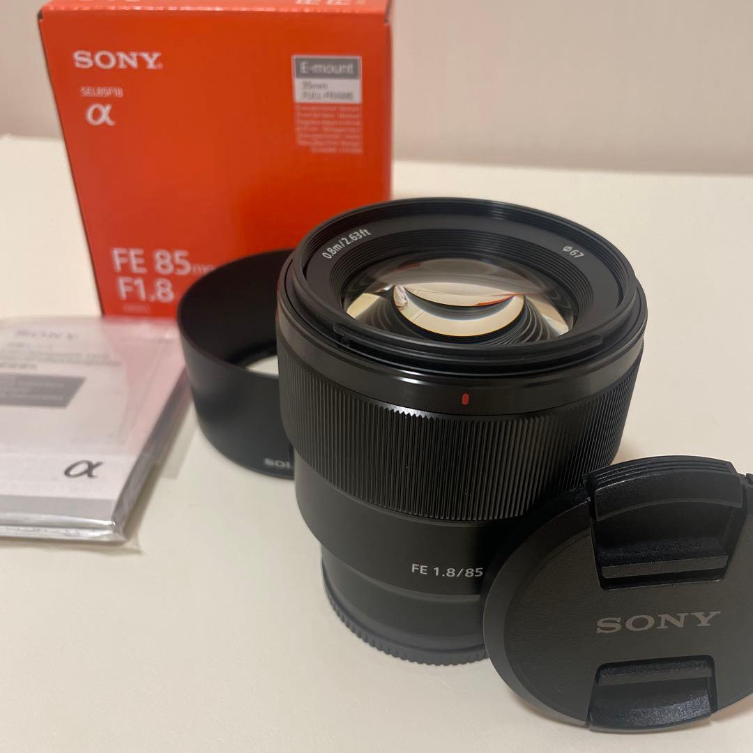 SONY レンズ　FE 85mm F1.8 単焦点レンズ
