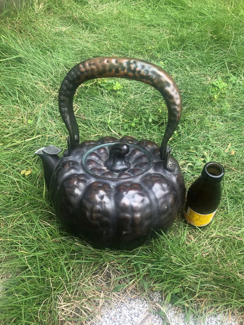 鎚起銅器　皆川堂　水差し　茶道具　金属工芸