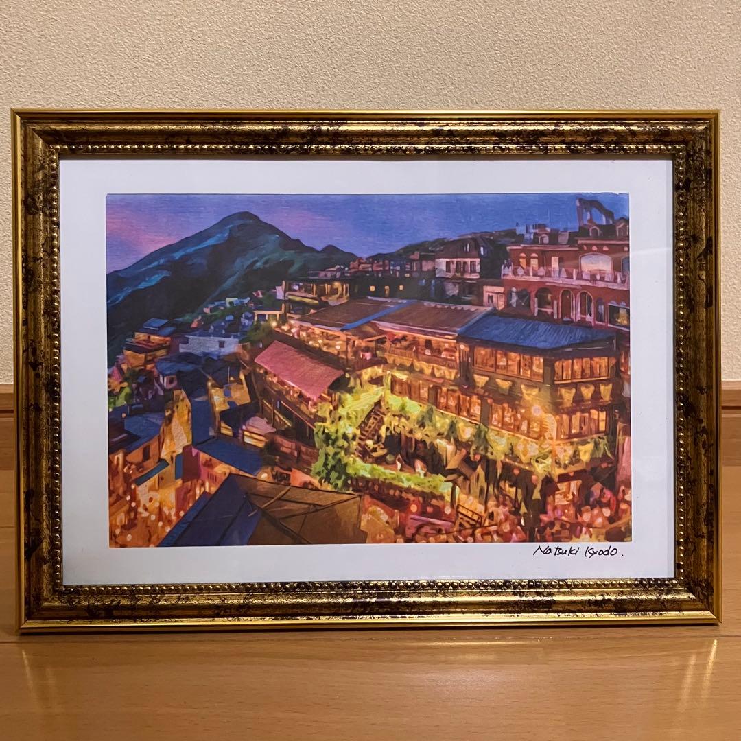 ジブリアート13千と千尋の神隠し「Asian Night」32.7㎝×24.0㎝