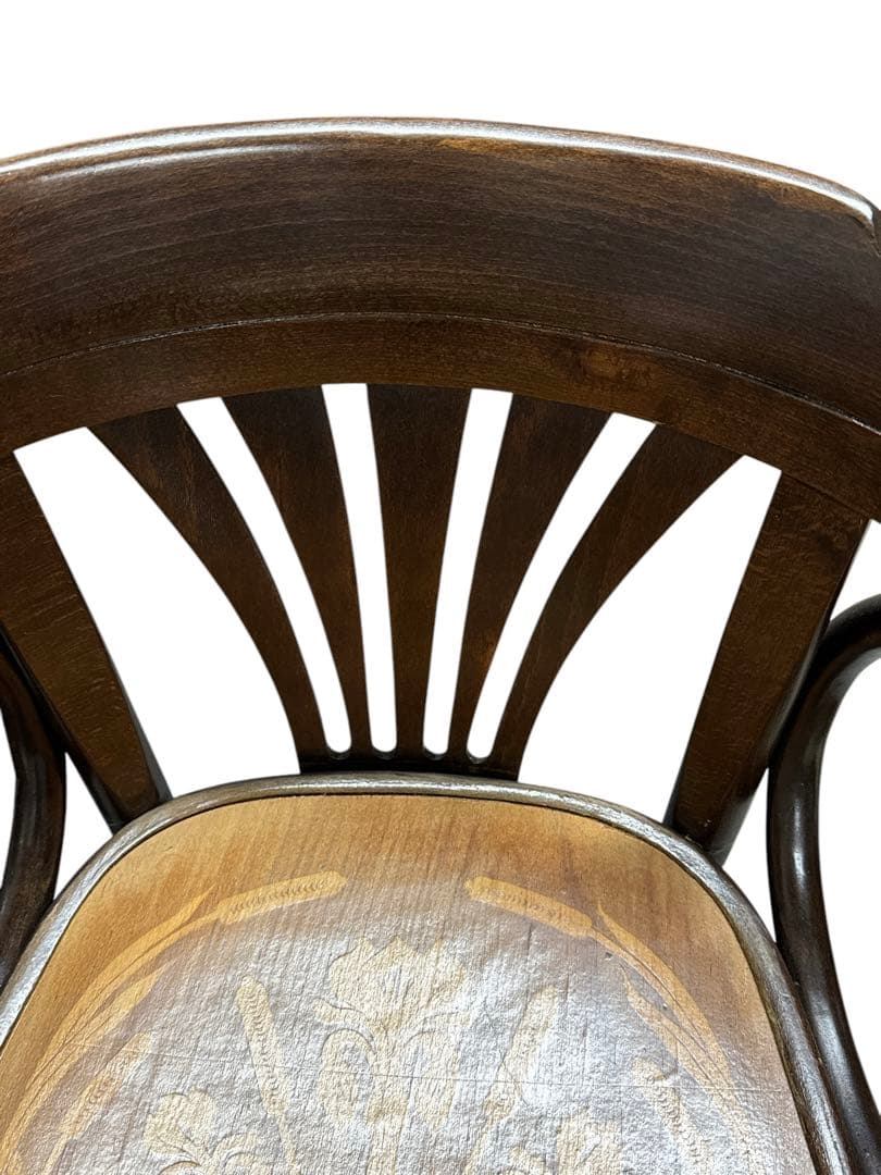 アンティーク　ベントウッドスツール カウンターチェ