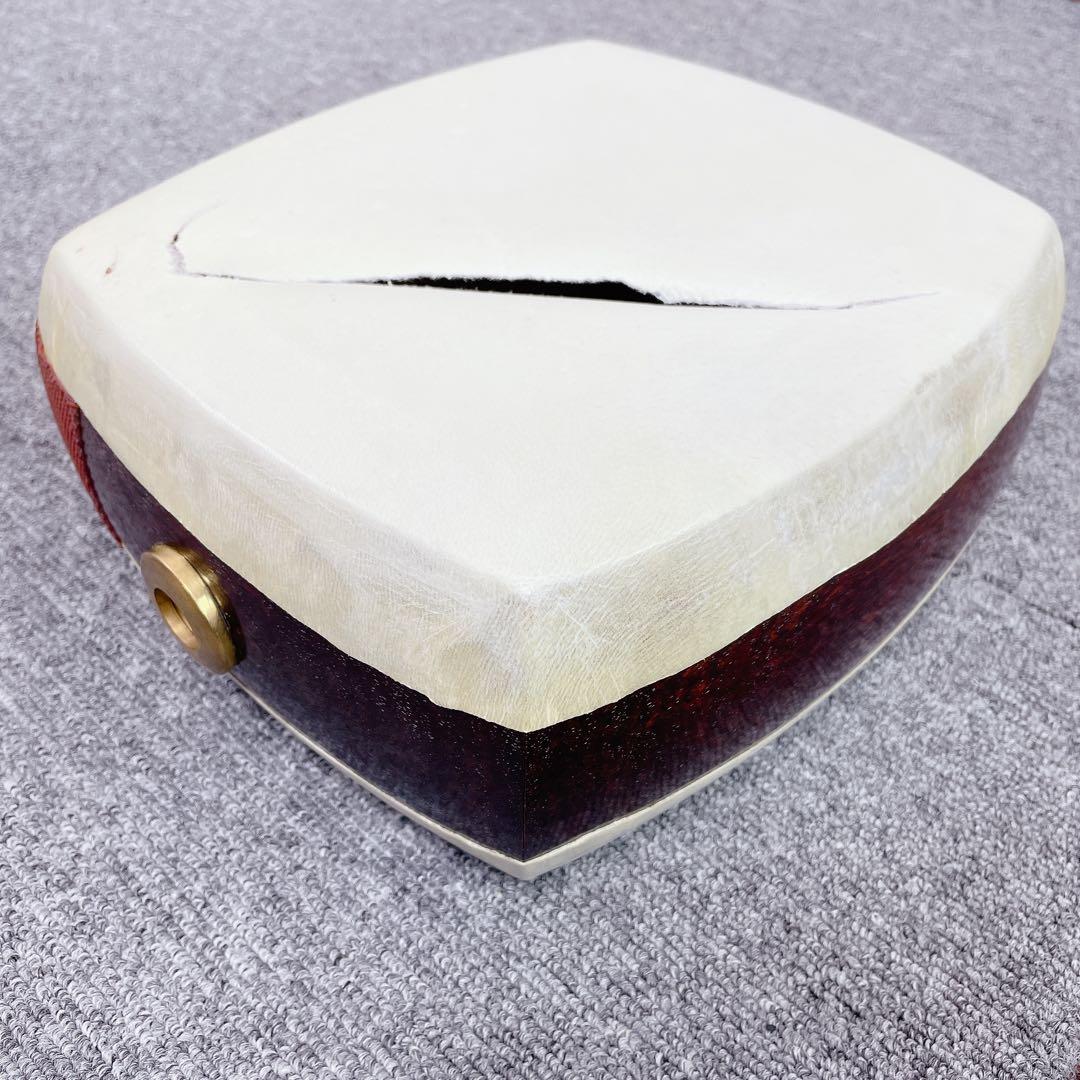 津軽三味線 紅木 太棹 東さわり 二本溝 子持ち綾杉胴 和楽器