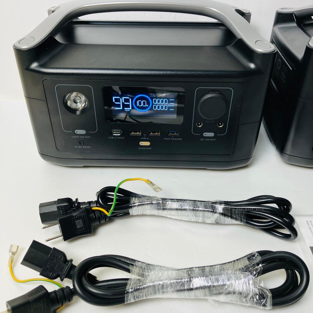美品　ECOFLOW  エコフロー　リバー　ポータブル電源　2台セット