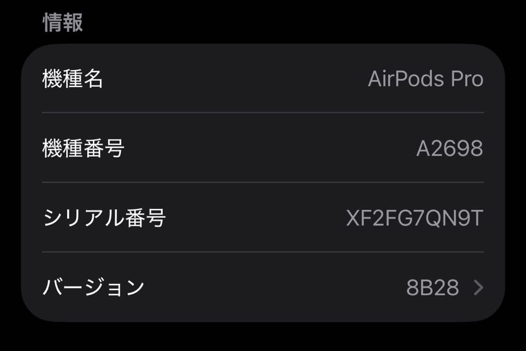 Apple AirPods Pro（第2世代）イヤホン Lightning端子