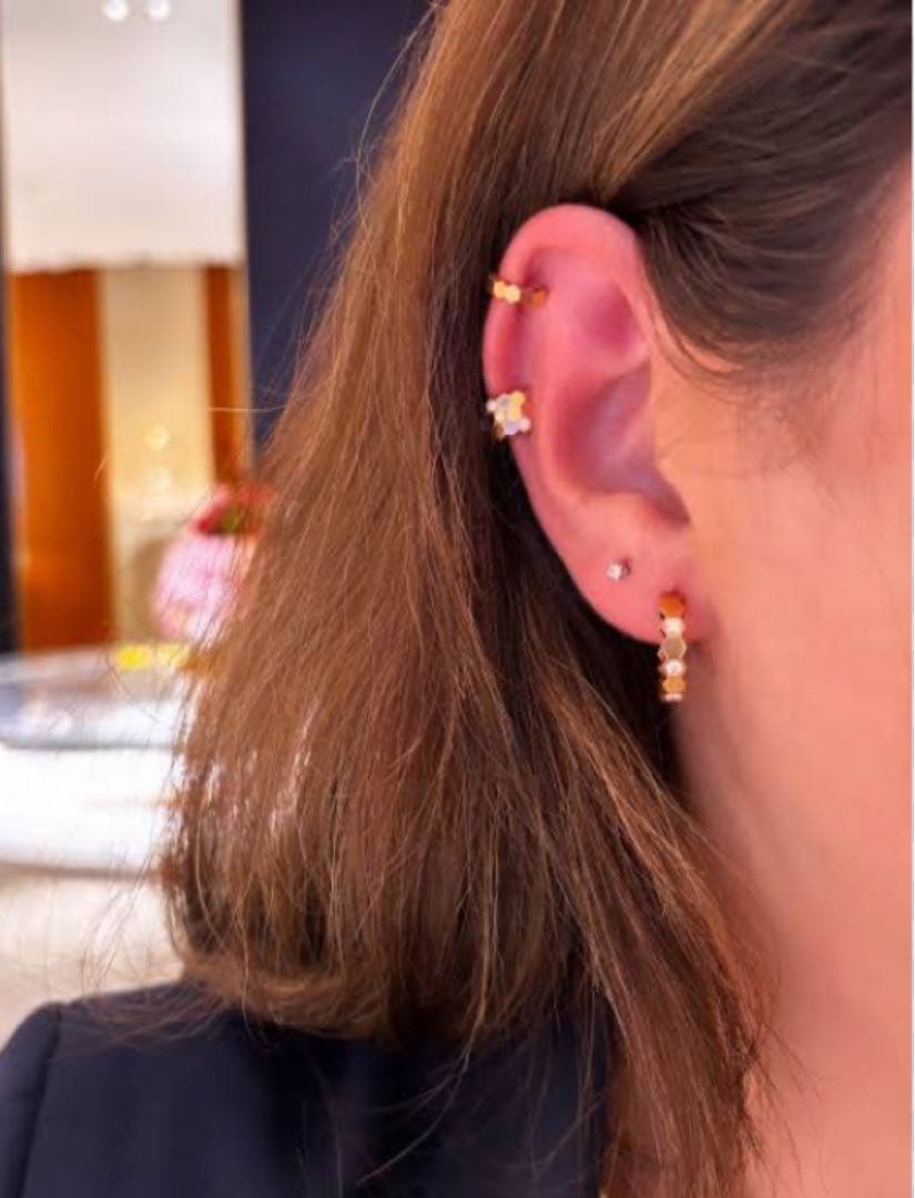 ✨豪華ハイクオリティ✨有名モデル✨ピンクゴールド✨蜂の巣モアサナイト✨