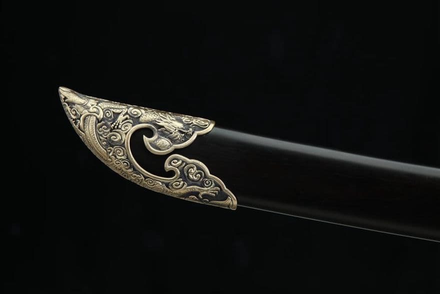 26寸秋水神刀（黒檀タイプ）古兵器 武具　刀装具　日本刀　模造刀 居合刀