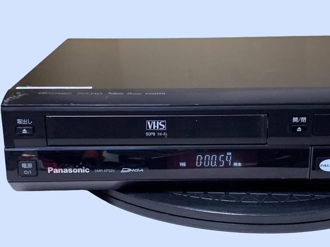 M8755 Panasonic DMR-XP22V VHS一体型DVDレコーダー