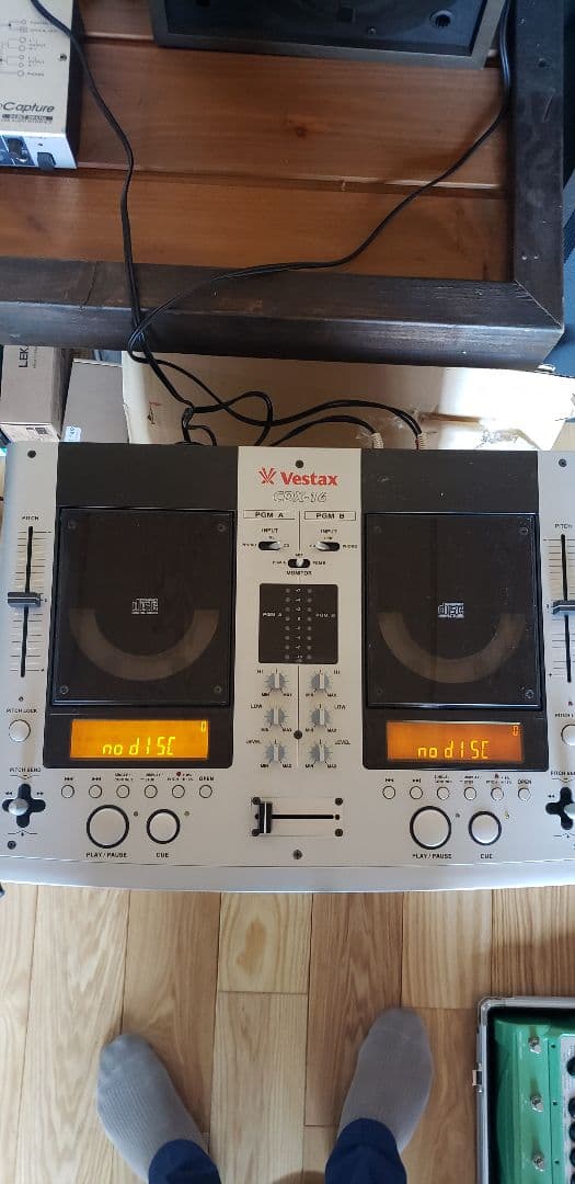VESTAX デュアルCDプレーヤー CDX-16　箱取説付き CDJ