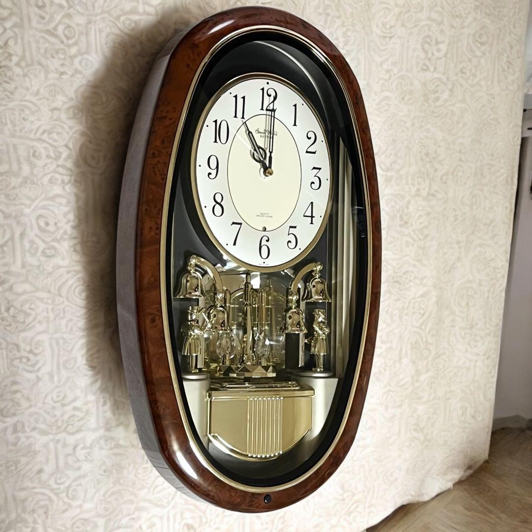 RHYTHM リズム リズム時計 スモールワールド　4MH740 からくり時計