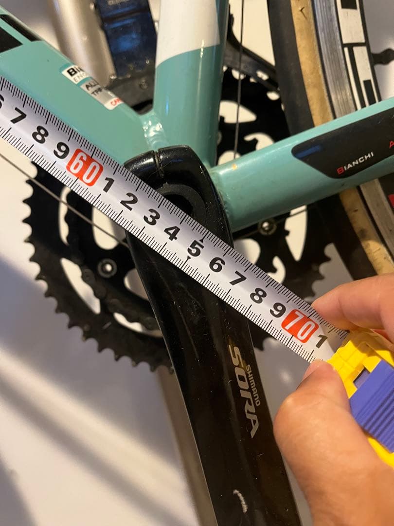 シーザリオ　Bianchi Nirone ロードバイク 水色