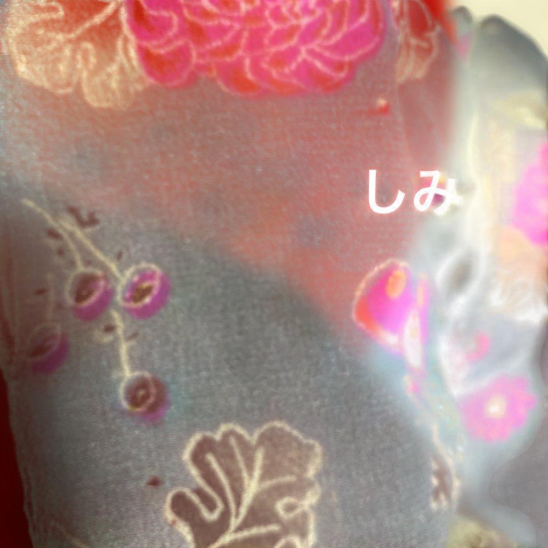 市松人形用着物　江戸縮緬　12号　４３ｃｍ位　帯セット　肌着　筥迫