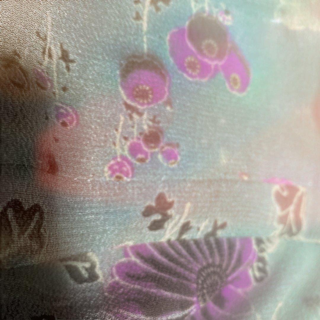 市松人形用着物　江戸縮緬　12号　４３ｃｍ位　帯セット　肌着　筥迫