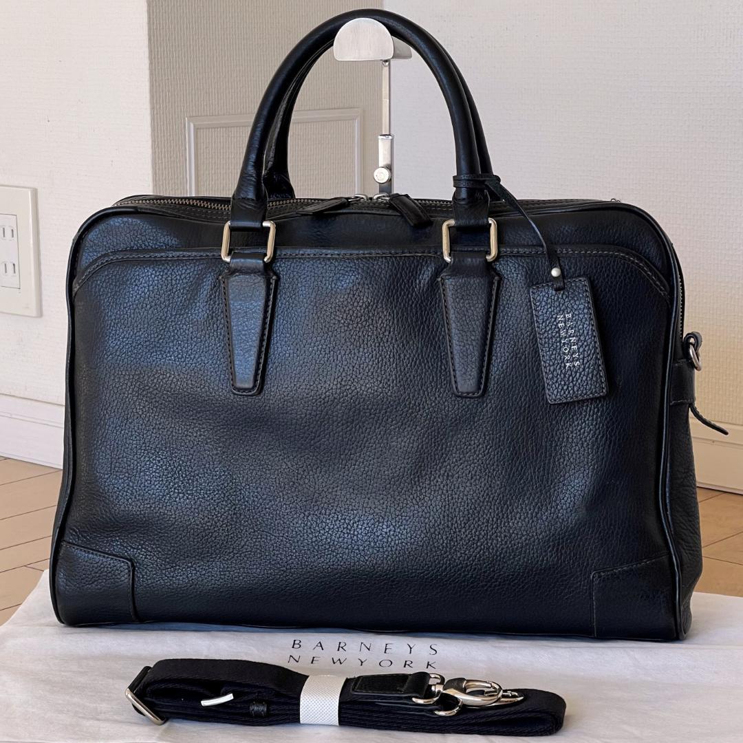 【定価59,400円】バーニーズニューヨーク レザーブリーフ(ショルダー未使用)