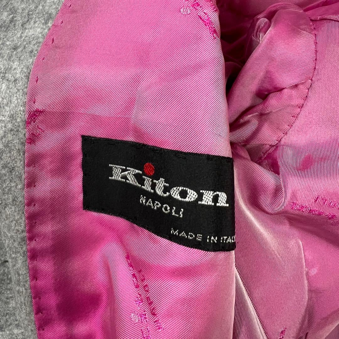 KITON キートン カシミヤ ロングコート グレー レディース