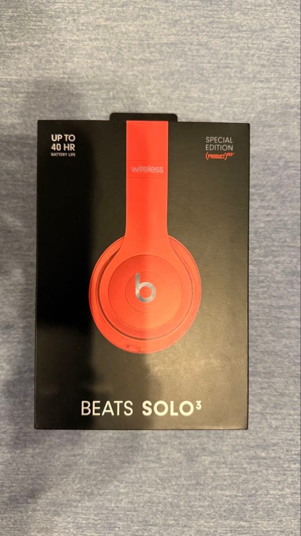 Beats Solo3 ワイヤレスヘッドフォン レッド