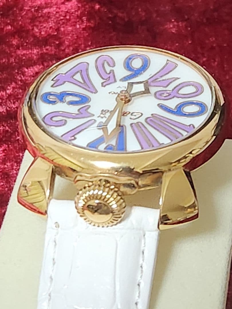 箱付 ガガミラノ マヌアーレ 5021 QZ シェル文字盤