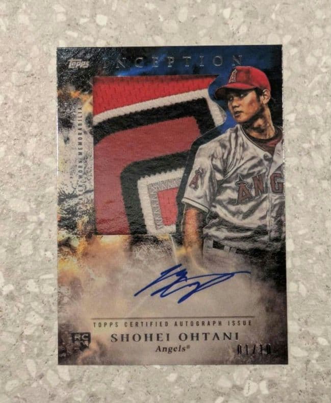 2018大谷翔平ルーキーサインカード（リプリント）