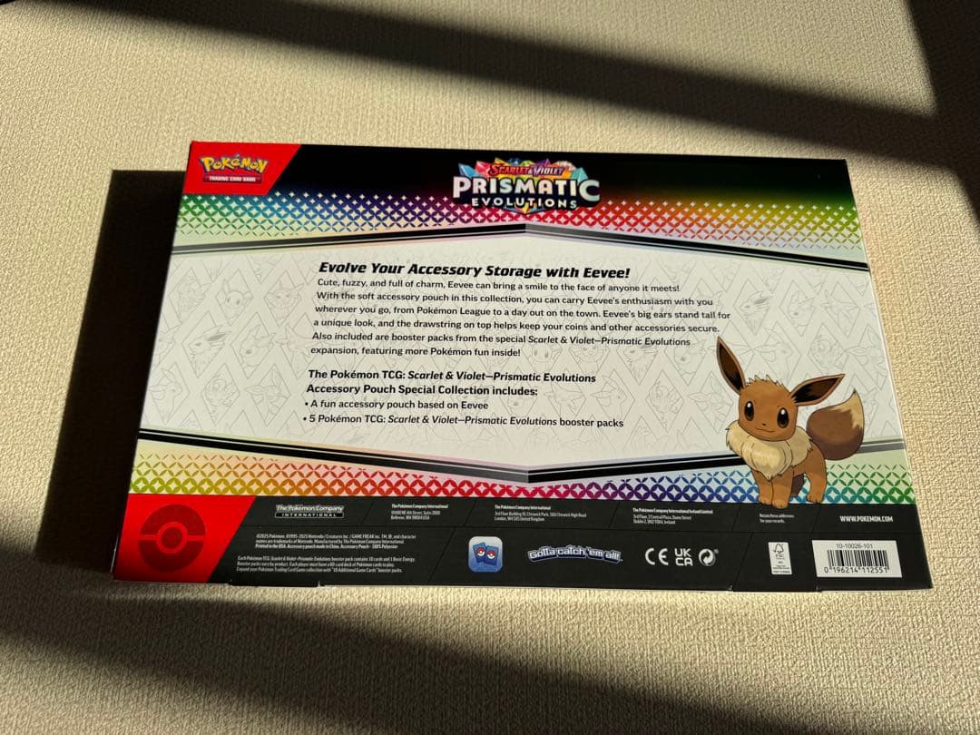 ポケモンカードゲーム Prismatc Evolution Eevee Collection Box