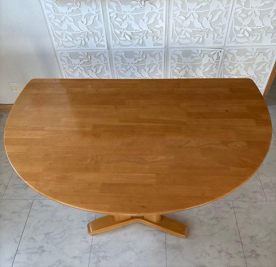 カリモク　karimoku Chitano 半円ダイニングテーブル