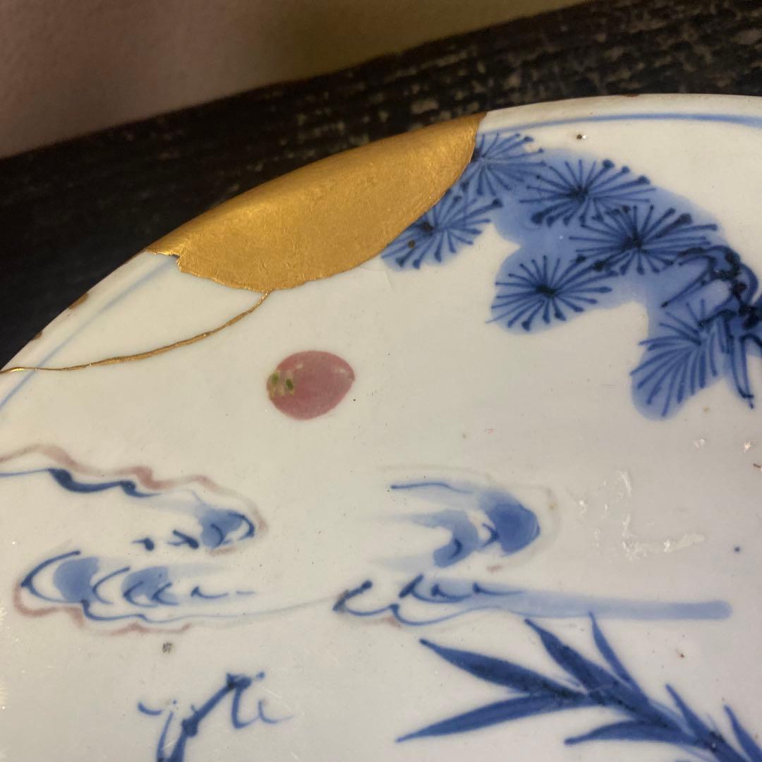 中国染付皿【桐箱付】