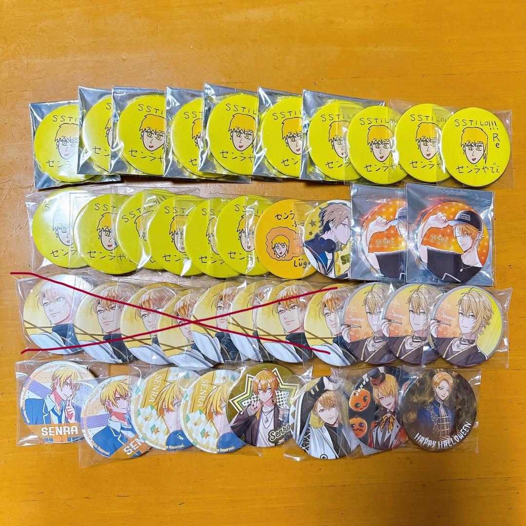 浦島坂田船 センラ 等身 ホロ 花魁 缶バッジ ハロパ 夏ツ 2018