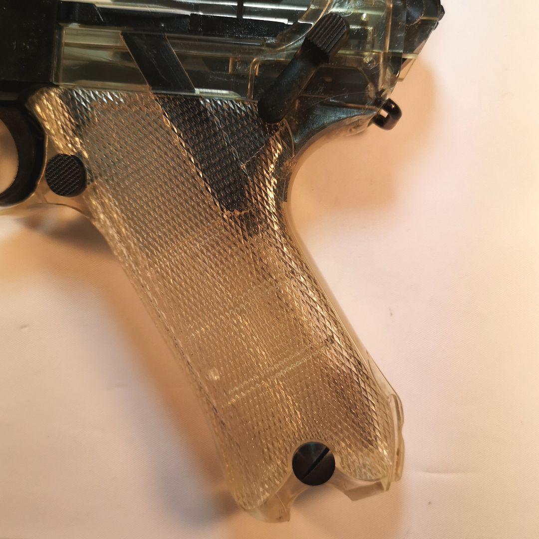 タナカ限定ルガ—Ｐ08 シ—スルーモデル4インチ ブロ—バックガスガンプラ製